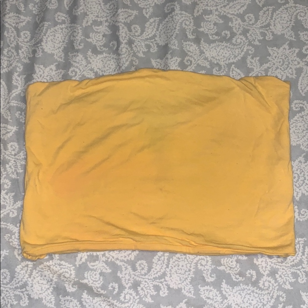 NWOT yellow tube top